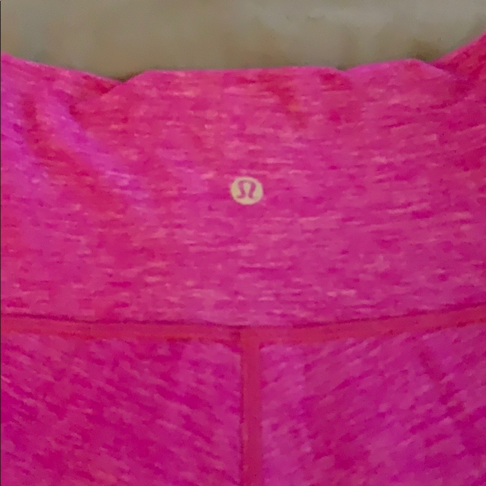 Lululemon pink tights